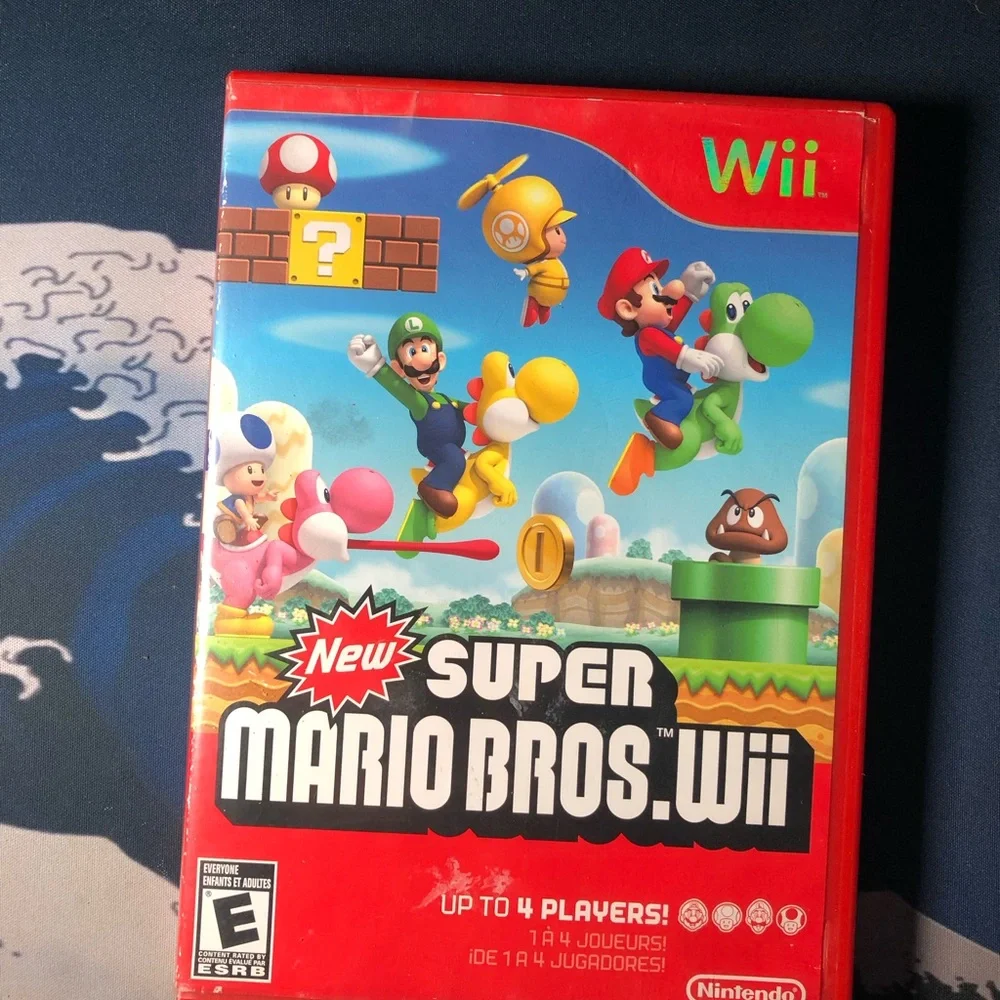 New Super Mario Broa WII game disc